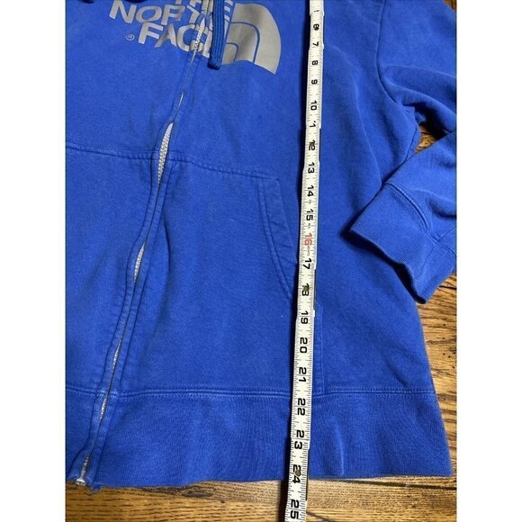 The North Face Women's Far Full Zip Hoodie Jacket Sweatshirt Navy Sz L Hooded - Picture 4 of 6